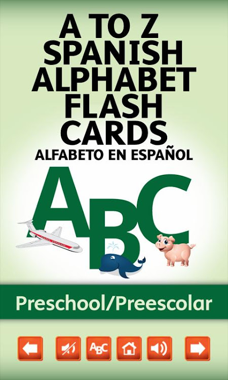 Spanish Alphabet Flash Cards - 1.3 - (Android)