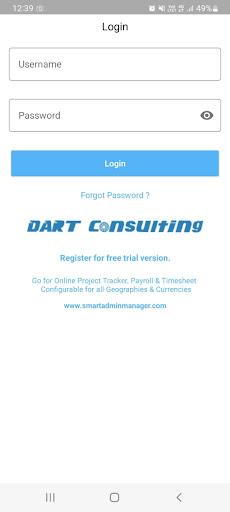 DART Consulting Screen 2