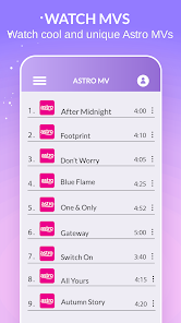 Captura de Pantalla 22 Astro App: Lyrics & Wallpaper android