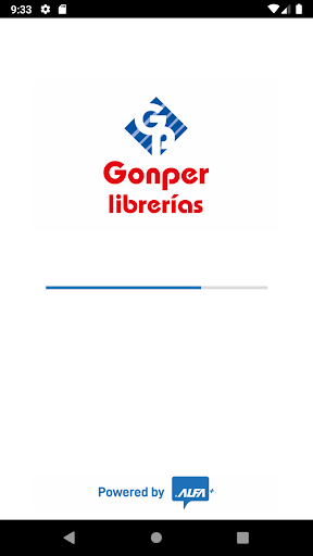 Android application Gonper Librerías screenshort
