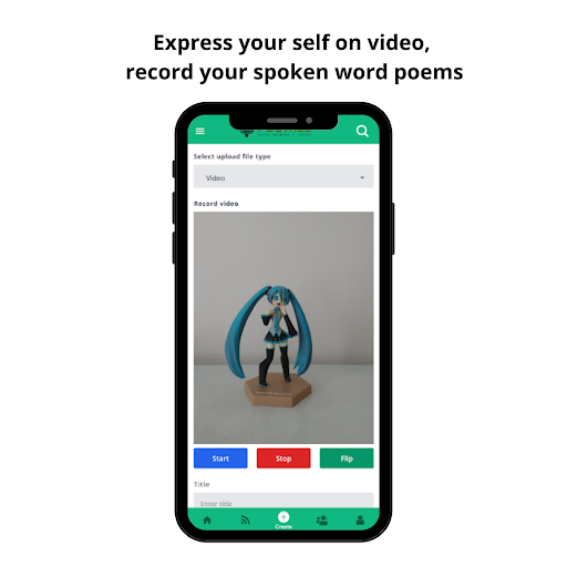 Android application Poetree:Social Media for Poets screenshort