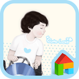 Cute love boy dodol theme icon