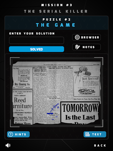 Android application Project VOID - Mystery Puzzles screenshort