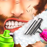 Crazy Beard Shaving Salon Game icon