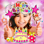 Cover Image of Download Birthday Stickers for Photos  APK