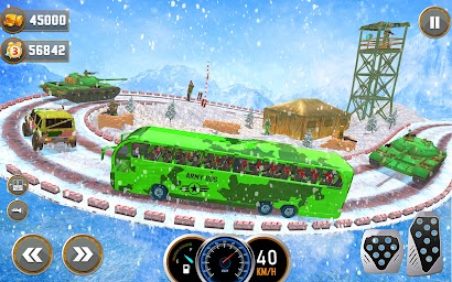 Army Bus Driving Games 3D