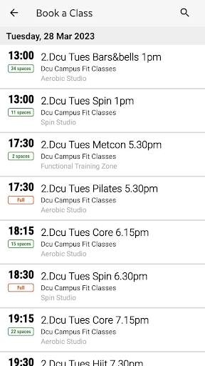 DCU Sport Screen 2