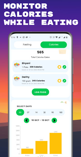 Screenshot of Intermittent Fasting Tracker