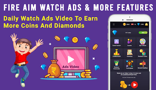 Fire Aim -Win Diamonds Redeem Screen 2