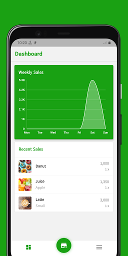 Android application Latte POS screenshort