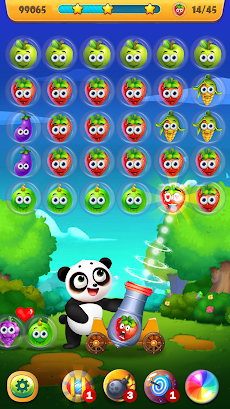Panda Fruit Bubble Pop Shootのおすすめ画像2