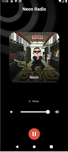 Android application Neon Radio screenshort