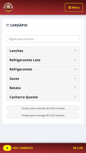 Altamira Lanches Screen 2