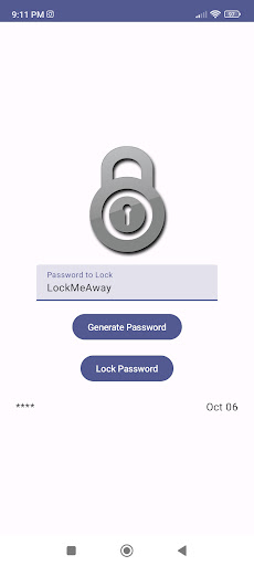 Android application TimeLock screenshort