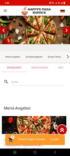 Happy Pizza Service Buchholz Screen 2