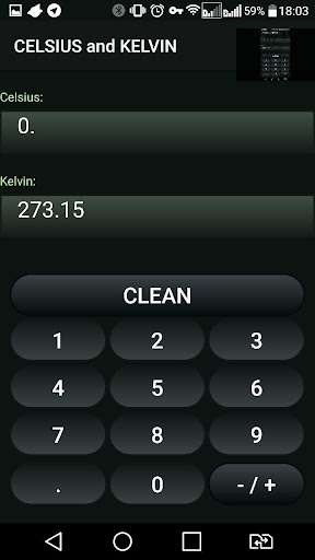 Celsius and Kelvin Convertor  C  K