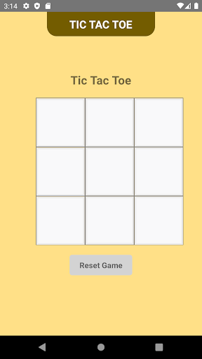 TicTacToe Screen 3