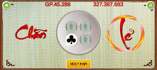 Android application xoc dia screenshort