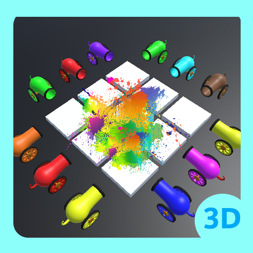 Shooting Colors 3D logo