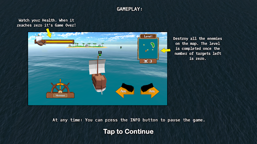Pirate Sea Battle Challenge Screen 3