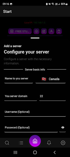 NC VPN - Network Community Screen 3