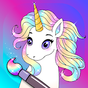 Top 35 Board Apps Like Animated Glitter Coloring Book - My Little Unicorn - Best Alternatives