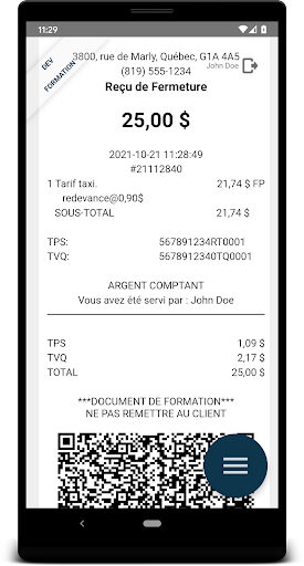 iCabbi SRS Screen 2
