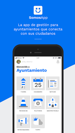 Android application Somos Azagra screenshort