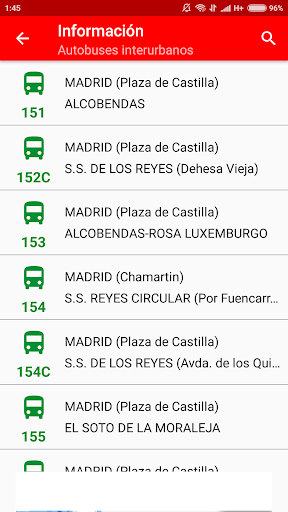 Bus Madrid Metro Cercanias ES Screen 3