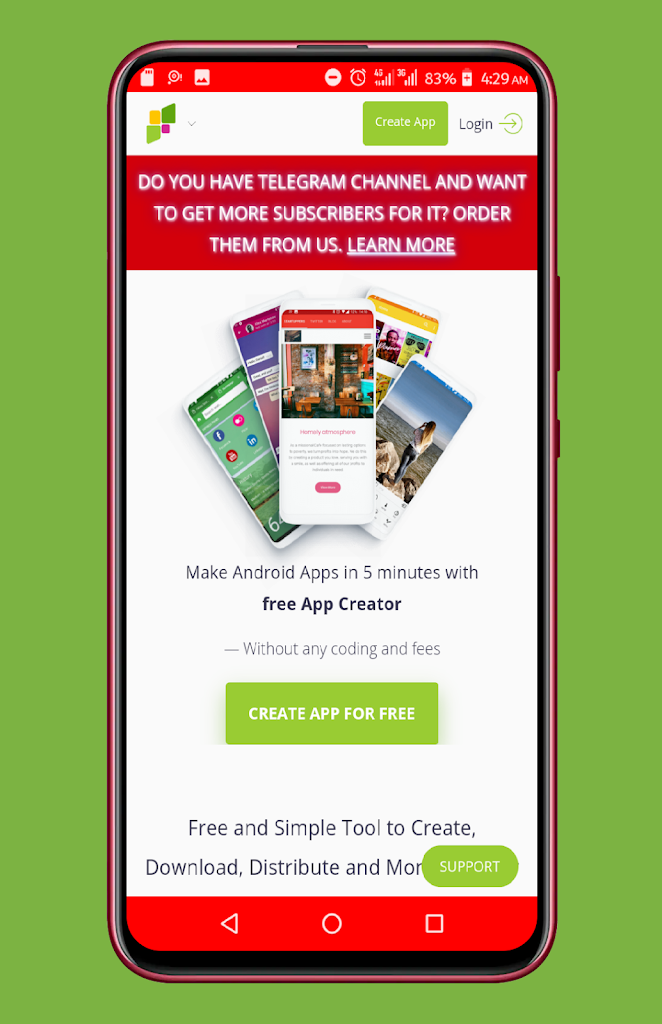 Apps Geyser Free App Creator Fur Android Apk Herunterladen
