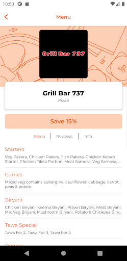 Grill Bar 737 Screen 2