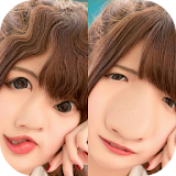 Funny photo effects icon