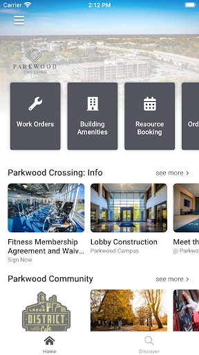 Android application Parkwood Crossing screenshort