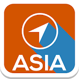 Asia Offline Map Guide Cities icon
