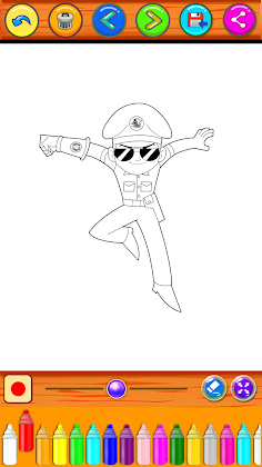 Little Singham Colorung Book - Screenshot 4