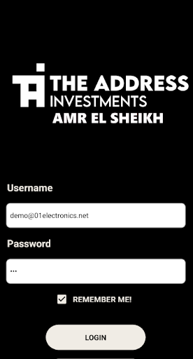 Android application Amr ElSheikh CRM screenshort