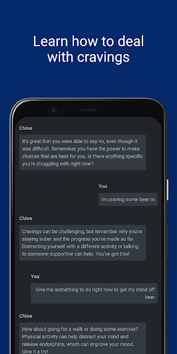 Chloe AI - Sober Companion Screen 3