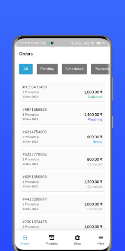 Egrowmart Vendor App Screen 2