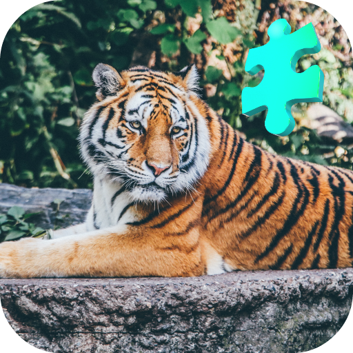 Brave Tiger Jigsaw Puzzle Game
