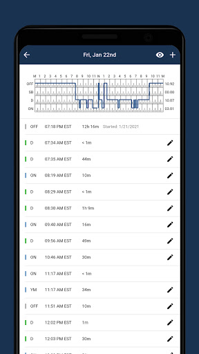 Android application NEXT STEP ELD screenshort