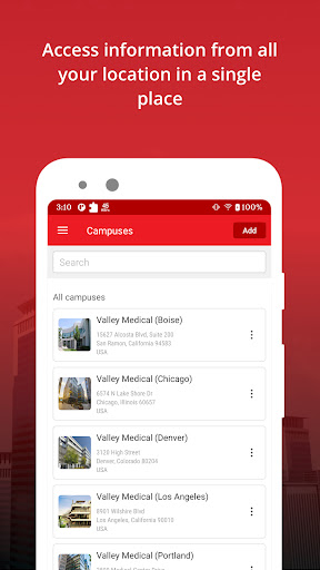 Android application ARC Facilities screenshort