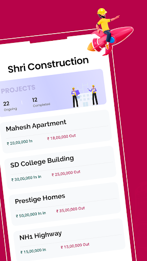 Onsite Construction App Screen 2
