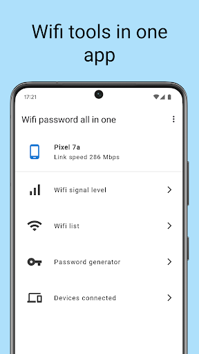 Screenshot of Wifi password all in one