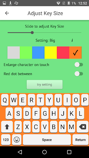 TuneKey® - Finger Scope Screen 3