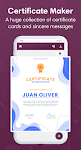 screenshot of Certificate Maker & Designer