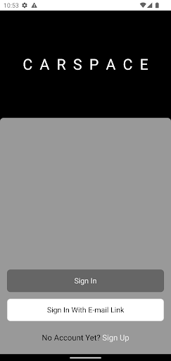 Android application CAR SPACE screenshort