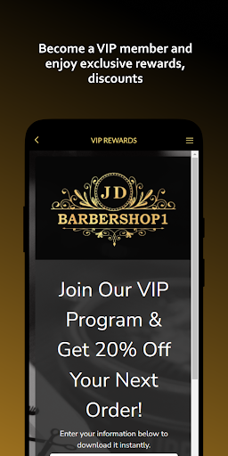 JD Barbershop Screen 2