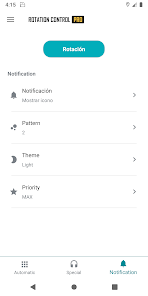 Captura de Pantalla 14 Rotation Control Pro - rotació android