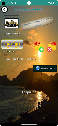 Radio Guerrero México + music Screen 2
