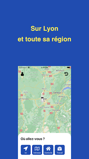 Android application Taxi Geoffray screenshort